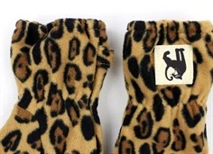 Mini Rodini beige leopard luffer fleece